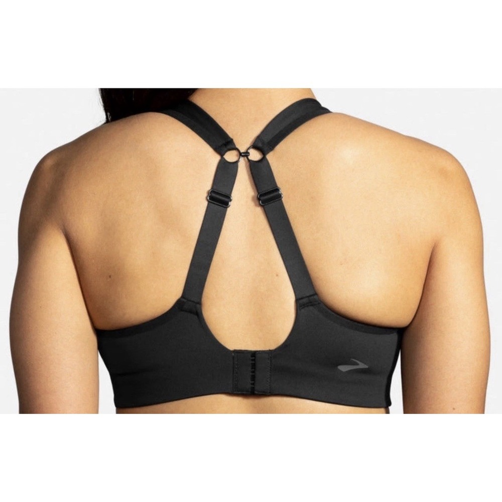 Brooks Women's Drive Convertible Run Sports Bra Color Black 350081001 Size 40DD - Picture 3 of 8